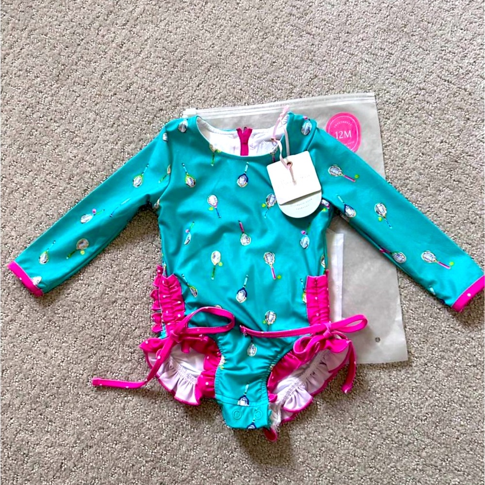 *NEW* Sweet honey ruffle Rash Guard ☀️